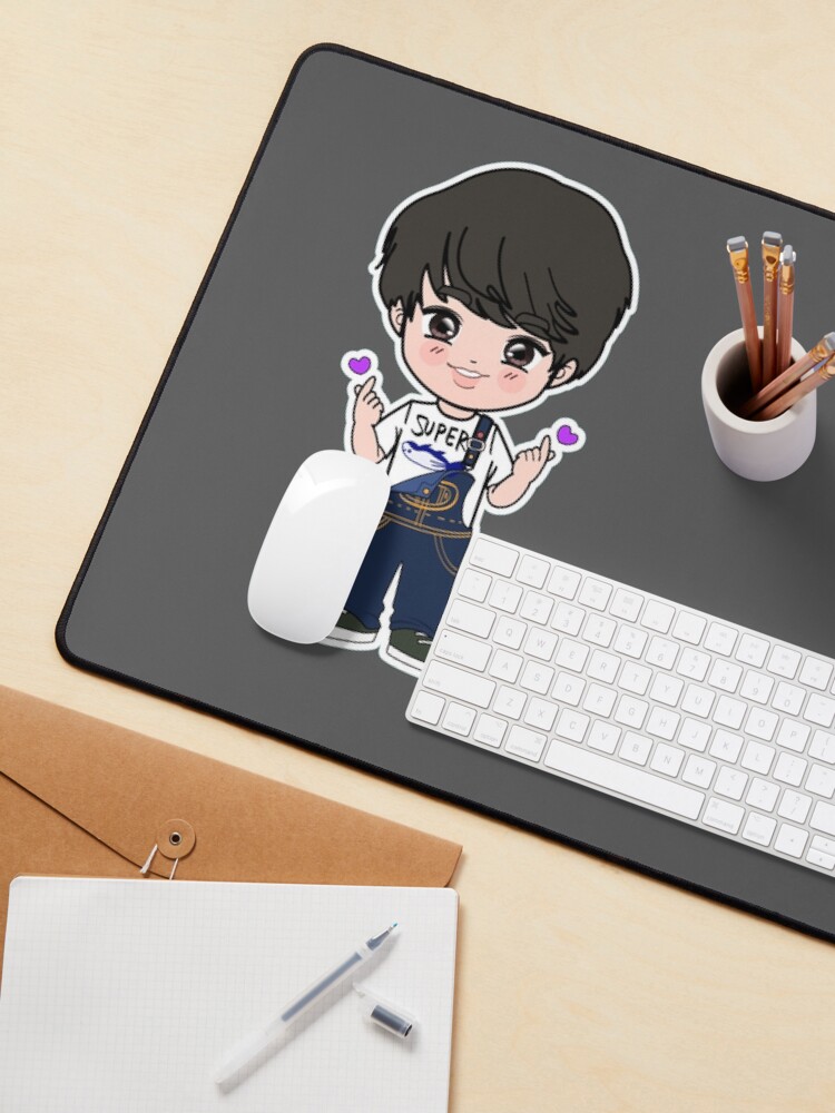 Thumbnail 3 von 5, Mauspad, Jin Super-Thunfisch-Lied | Kim Seokjin | ARMEE-Geschenk designt und verkauft von NattyTees.