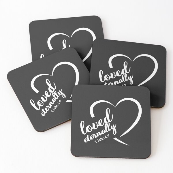 Item preview, Christian Designs - Loved Eternally - 1 John 4 verse 9 designed and sold by simplydesignart.