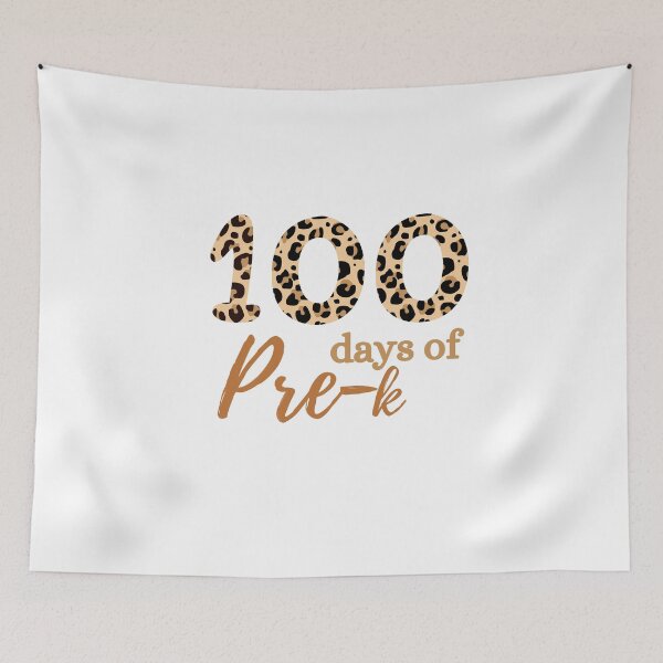 Item preview, 100 days of Pre-k - 100 days of school - teacher - pre-k teacher designed and sold by CaitU.