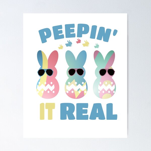Item preview, Peepin It Real - Easter bunny - Happy Easter - Cute Rabbit designed and sold by Luvjesus2.