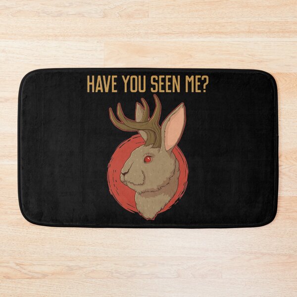 Item preview, Have You Seen Me Cryptid Cryptozoology Jackalope print designed and sold by jakehughes2015.
