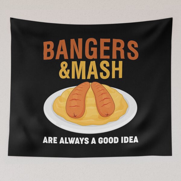 Item preview, Good Idea British Foodie Bangers And Mash design designed and sold by jakehughes2015.