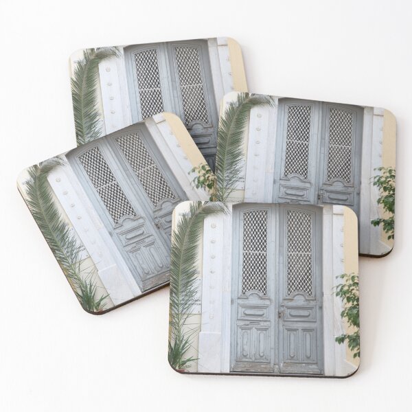 Item preview, Gray Greek Door with Palm Leaf #1 #wall #art  designed and sold by Anita's & Bella's Art.