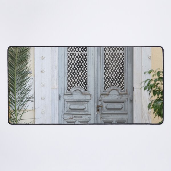 Item preview, Gray Greek Door with Palm Leaf #1 #wall #art designed and sold by Anita's & Bella's Art.