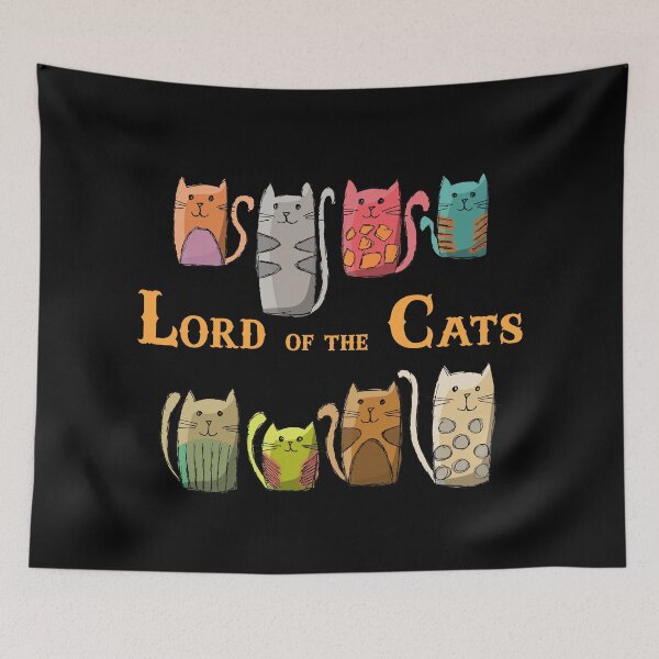 Item preview, Lord of the cats -funny cat design designed and sold by Tanuja  Sharma.