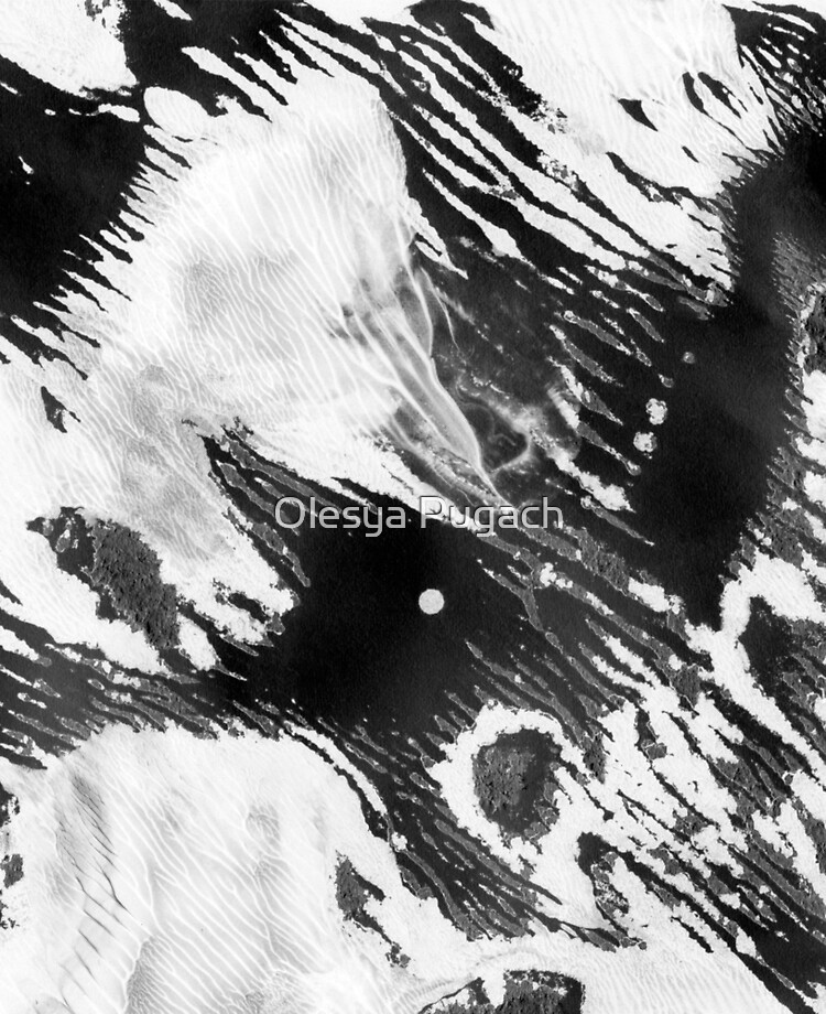 Abstract grunge texture on black fabric