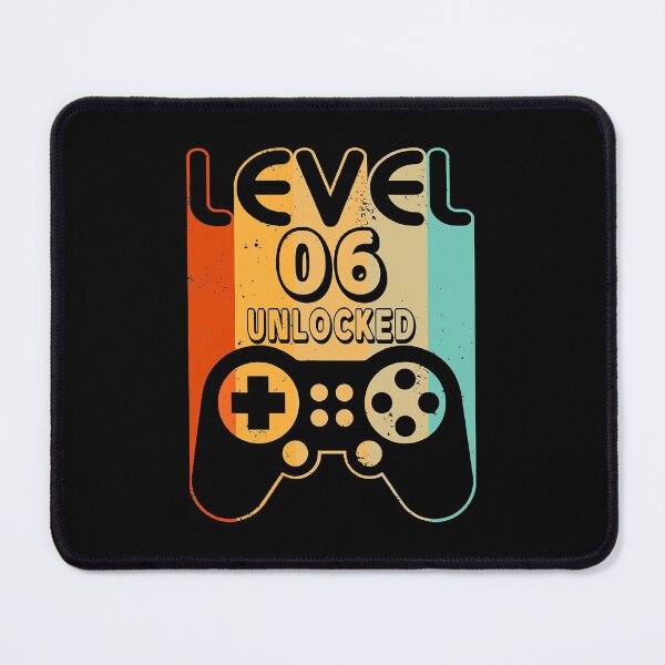 Item preview, 6th Birthday  Boys Level 6 Unlocked  designed and sold by JeffreyLittle.
