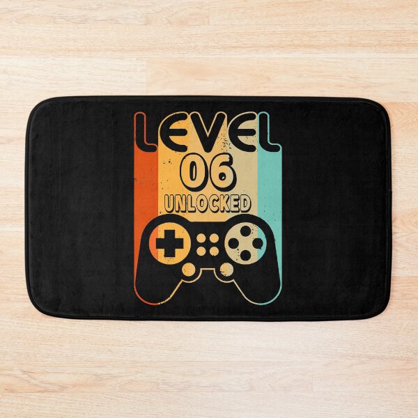 Item preview, 6th Birthday  Boys Level 6 Unlocked  designed and sold by JeffreyLittle.