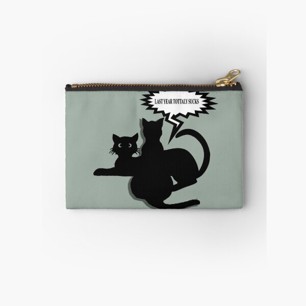 Item preview, Black Cats Conversation, LAST YEAR TOTTALY SUCKS designed and sold by timelessfancy.
