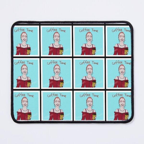 Item preview, Coffee, time, digital original, artwork, colorful, fun, quirky, whimsy, fan art, designed and sold by Freedomworx.