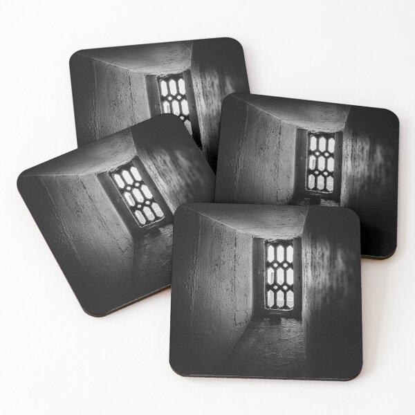 Item preview, Black and white photo of an old window in London with a Thames river view  designed and sold by Diana van Neck.