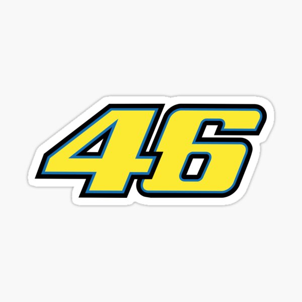 46 logo sticker