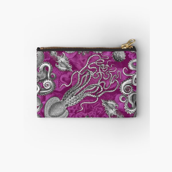 Item preview, Octopus Squid Kraken Art Tentacles Seashell Deep Sea Ocean Creatures Lover (Pink) designed and sold by Mechanical Whispers.