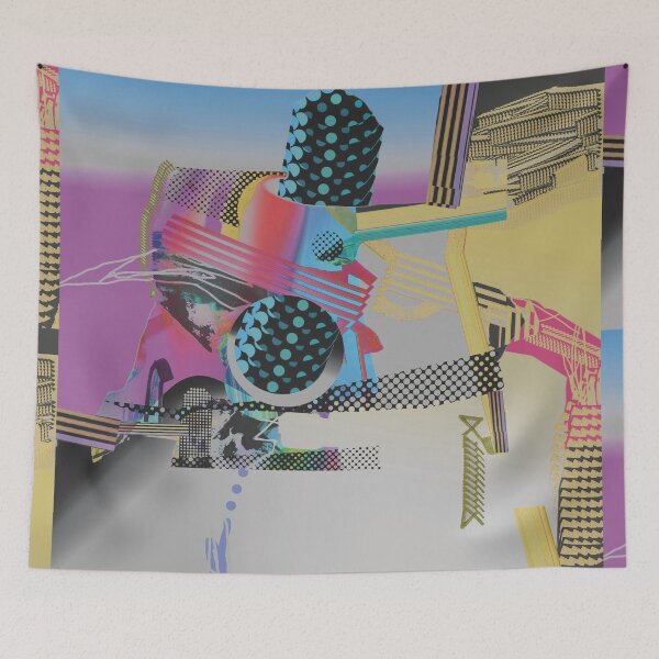 Item preview, Pinball Glitch Abstract Colorful designed and sold by Kacixart.