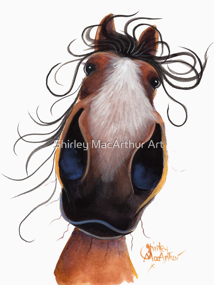 "HORSE PRiNT 'FLASH' By Shirley MacArthur" Tshirt for Sale by