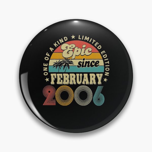 Item preview, 16 Years Old Gifts Epic Since February 2006 Birthday  designed and sold by MichaelxHarvey.