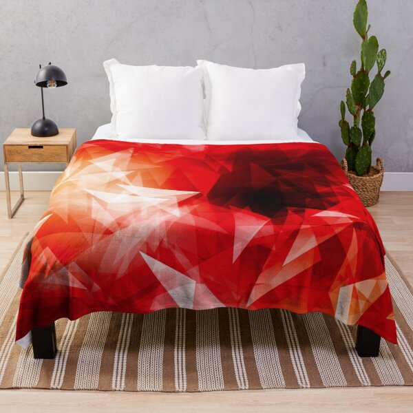 Item preview, Three Color Red Black and White Merge Background Art designed and sold by BerryCats.