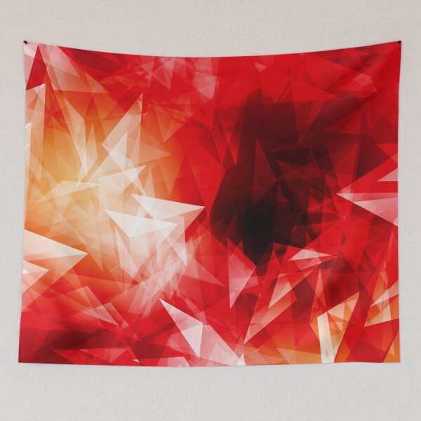 Item preview, Three Color Red Black and White Merge Background Art designed and sold by BerryCats.