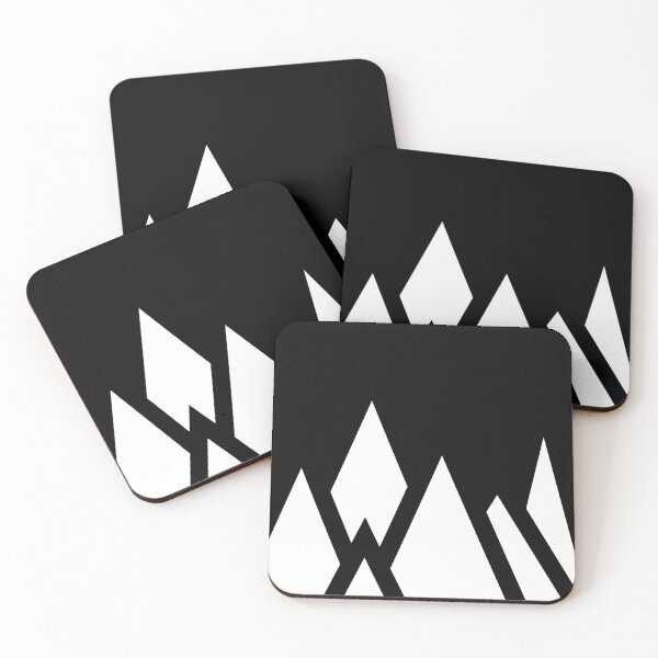 Item preview, Geometric mountains designed and sold by Latte Design.