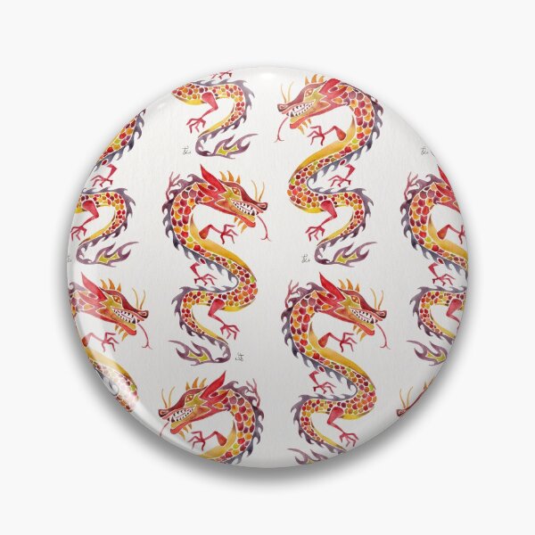 Item preview, Chinese Dragon – Fiery Palette designed and sold by Cat Coquillette.