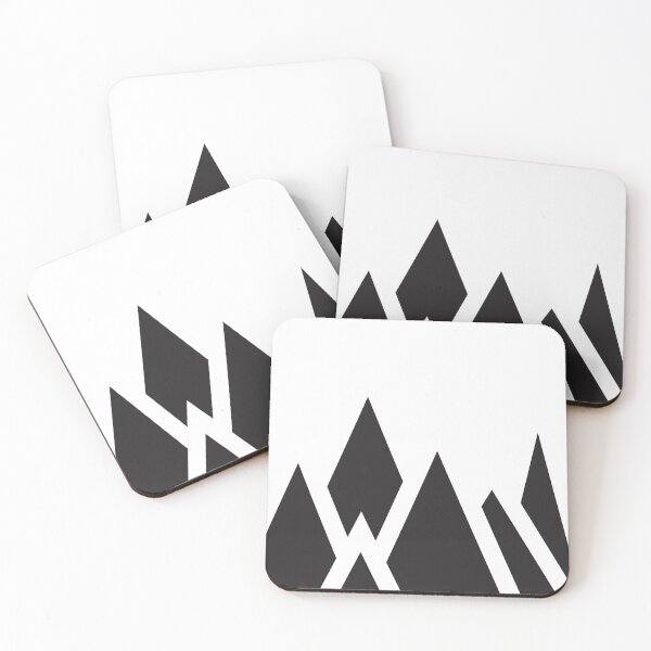 Item preview, Geometric mountains designed and sold by Latte Design.
