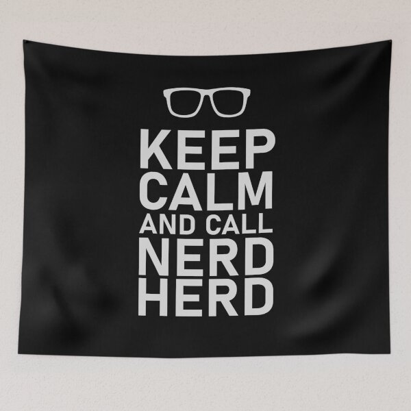 Item preview, Keep calm and call nerd herd designed and sold by T-paw.