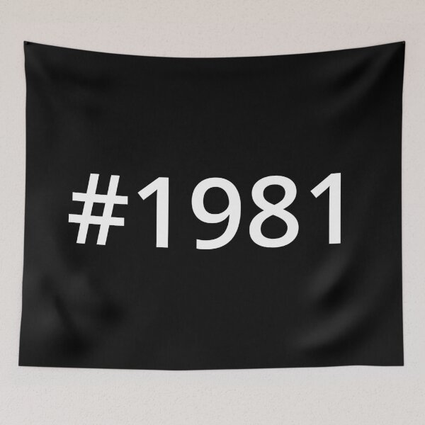 Item preview, Hashtag 1981 designed and sold by MSA-42.