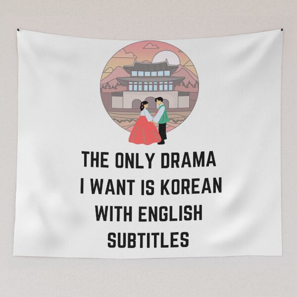 Item preview, The Only Drama I Want Is Korean With English Subtitles designed and sold by Vimbuy.