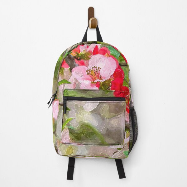 Item preview, Red And Pink Flowering Quince Painterly designed and sold by mljdwhite.