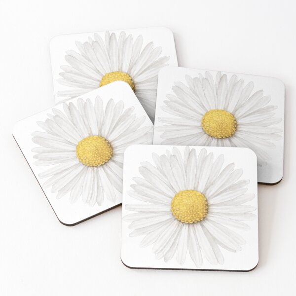 Item preview, White daisy designed and sold by Leo's Alpaca store.