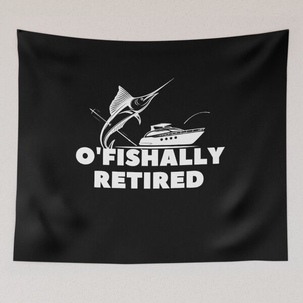 Item preview, Funny Retired man -  O'fishally Retired, Funny Vintage Retirement Fisherman T-Shirt designed and sold by zakibenj.