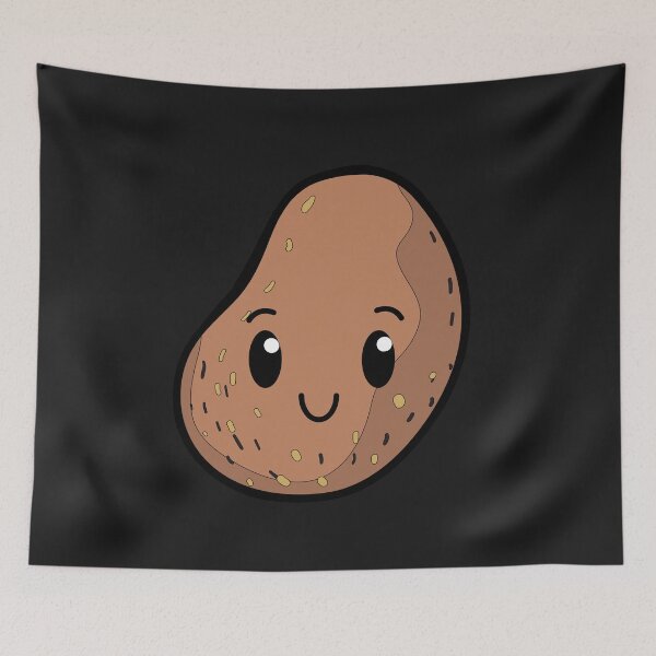 Item preview, Happy Kawaii Potato designed and sold by ProtonProject.