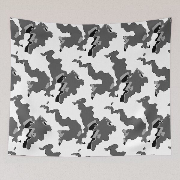 Item preview, High Contrast Grayscale Camo Pattern designed and sold by American-Ancap.
