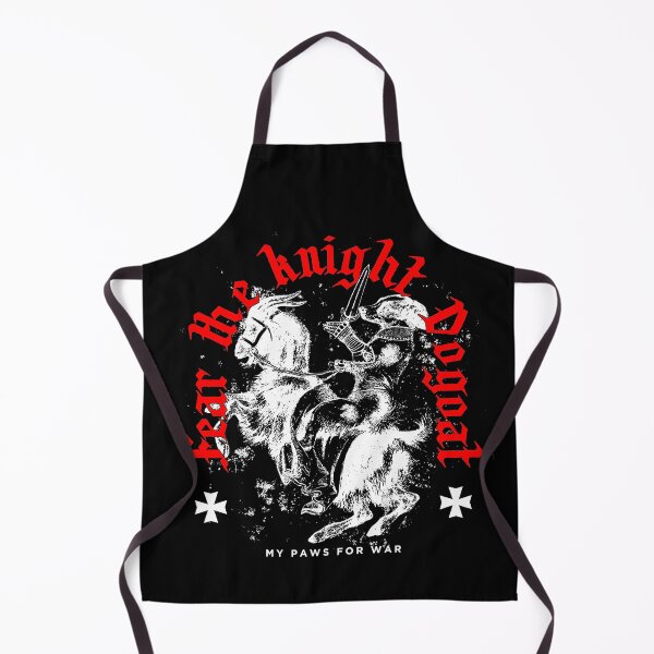 Item preview, Fear the knight Dogoat White designed and sold by URBAN LEADS.