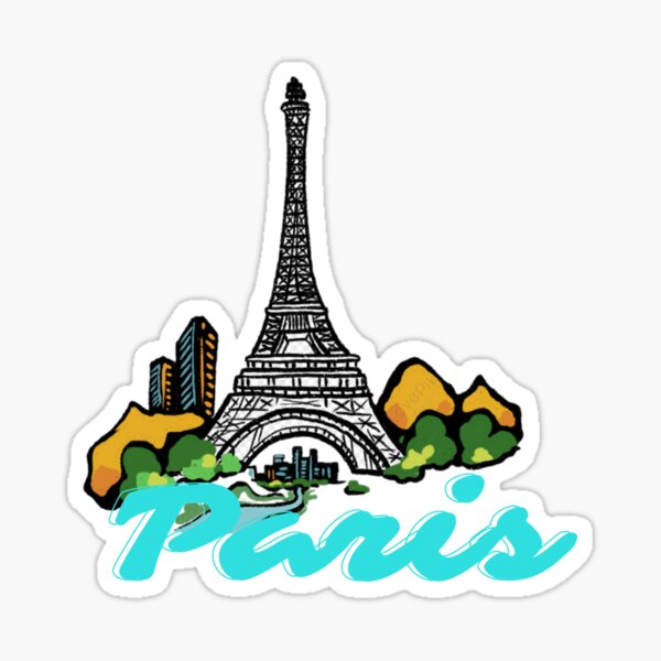 Cartoon Eiffel Tower Gifts & Merchandise for Sale | Redbubble