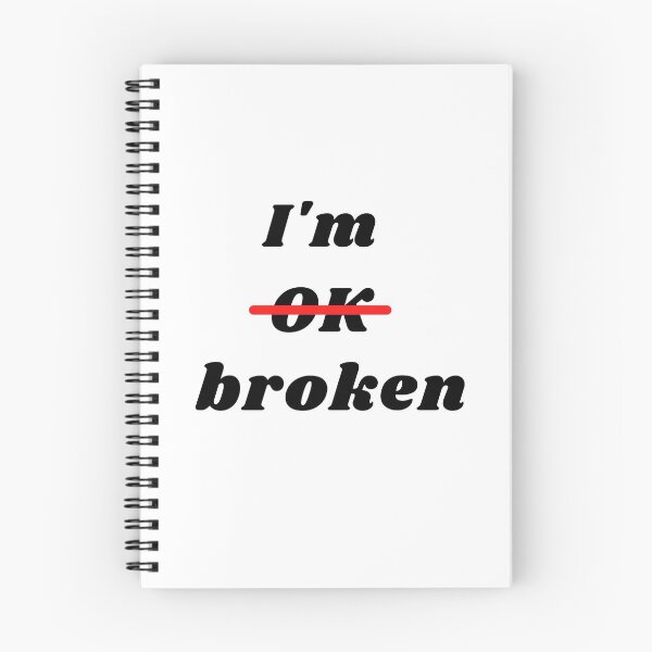 Item preview, I'm Broken funny sad  designed and sold by MiKy1997.