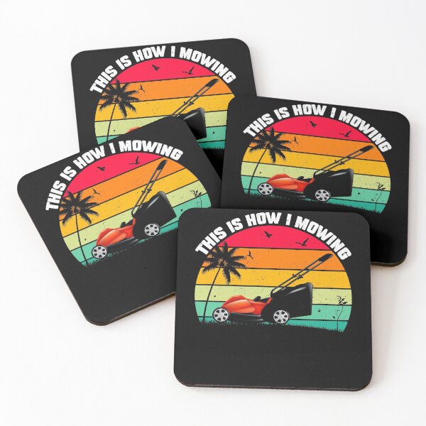 Item preview, This is How I Mowing Lawn Mower Landscaping Retro Vintage designed and sold by CREATIVE-TEE.