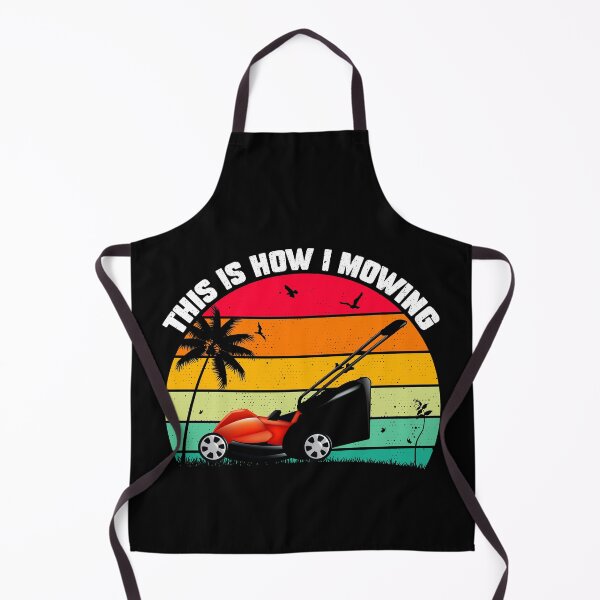 Item preview, This is How I Mowing Lawn Mower Landscaping Retro Vintage designed and sold by CREATIVE-TEE.
