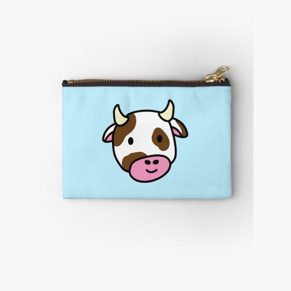 Item preview, Cute cartoon dairy cow doodle brown spots designed and sold by Captain-Jackson.