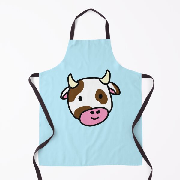 Item preview, Cute cartoon dairy cow doodle brown spots designed and sold by Captain-Jackson.
