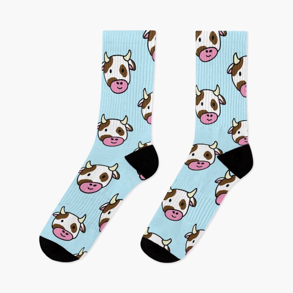 Item preview, Cute cartoon dairy cow doodle brown spots designed and sold by Captain-Jackson.