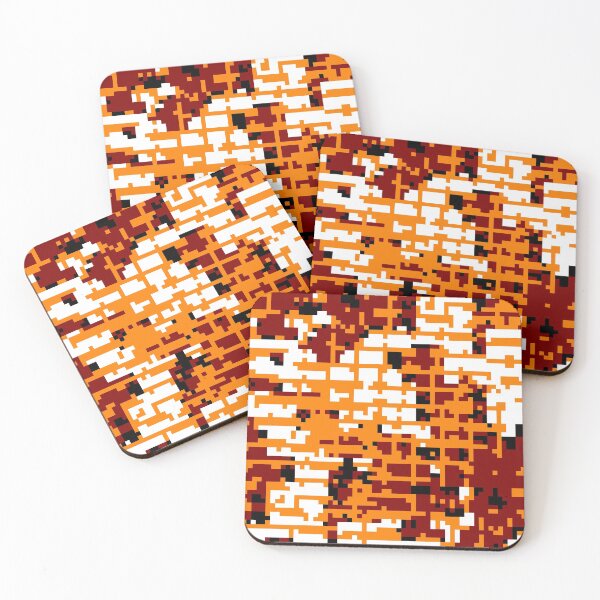 Item preview, Orange Net Urban Digital Camo Pattern designed and sold by American-Ancap.