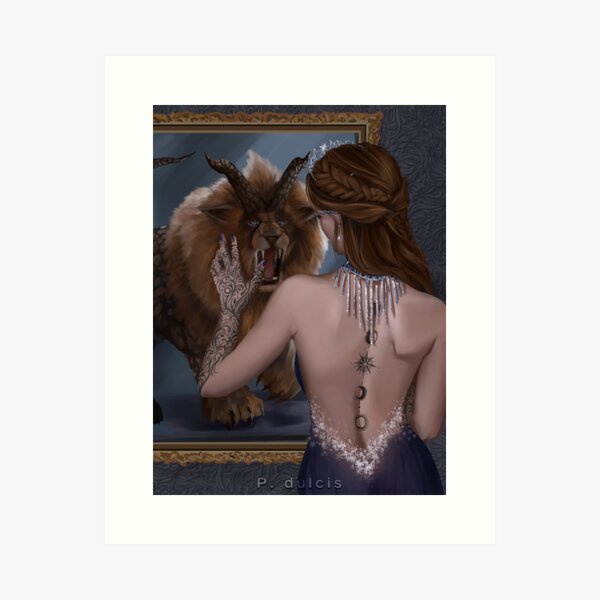 Artikel-Vorschau von Selbstbildnis | Feyre (ACOTAR), designt und verkauft von P-dulcis.