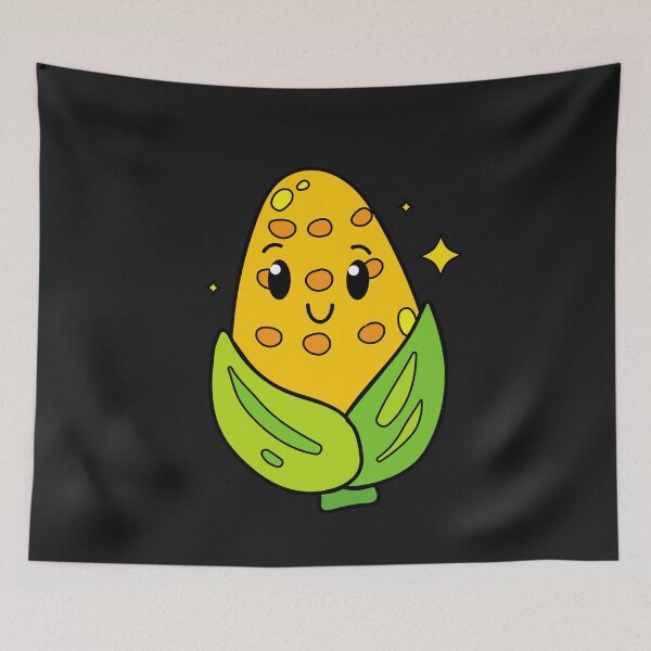 Item preview, Happy Kawaii Corn designed and sold by ProtonProject.