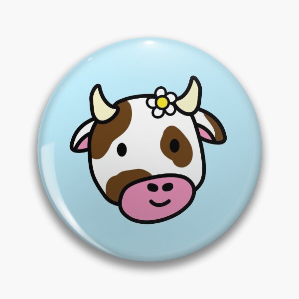 Item preview,  Cute cartoon dairy cow with daisy brown spots designed and sold by Captain-Jackson.