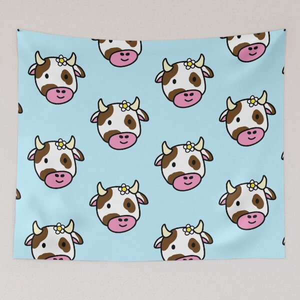 Item preview,  Cute cartoon dairy cow with daisy brown spots designed and sold by Captain-Jackson.