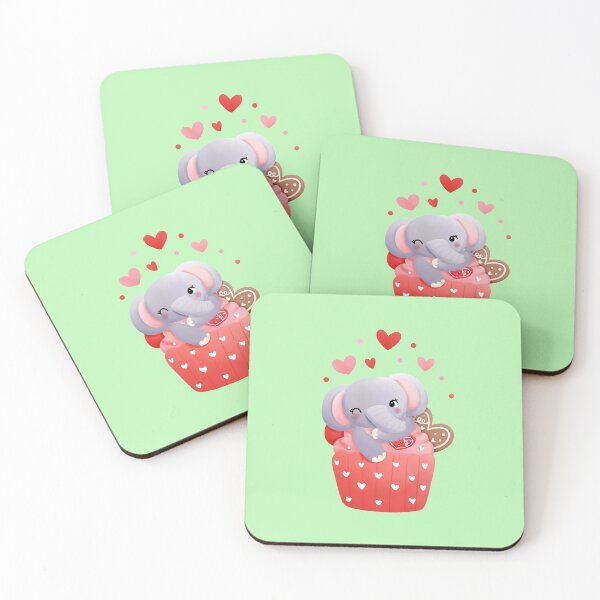 Artikelvorschau, VALENTINE WINKY ELEFANT entworfen und verkauft von GamaArtDesign.