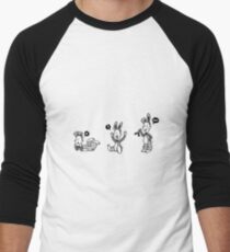fun fun bored ... Men's Baseball ¾ T-Shirt