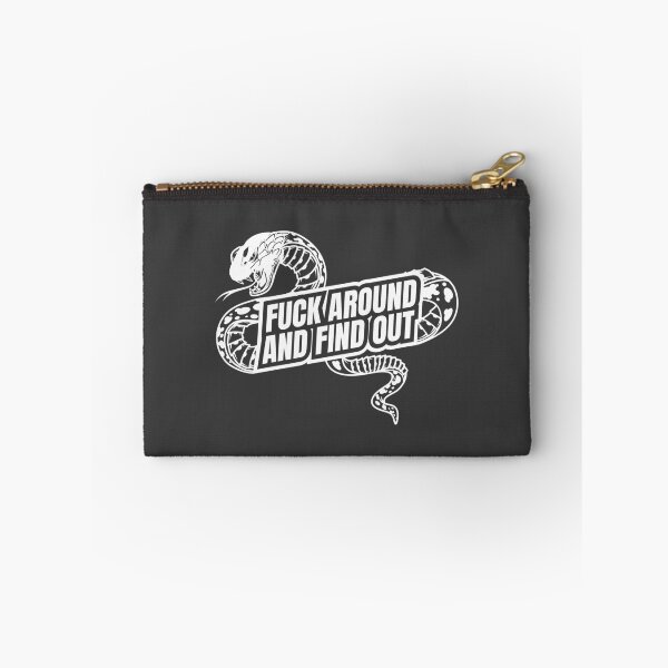 Item preview, FAFO Fuck Around and find out snake white on gray designed and sold by Z0nked.