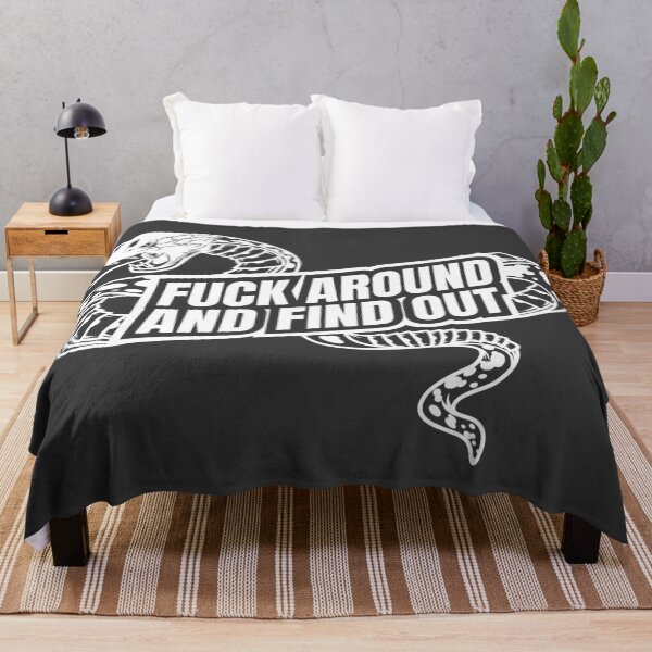 Item preview, FAFO Fuck Around and find out snake white on gray designed and sold by Z0nked.